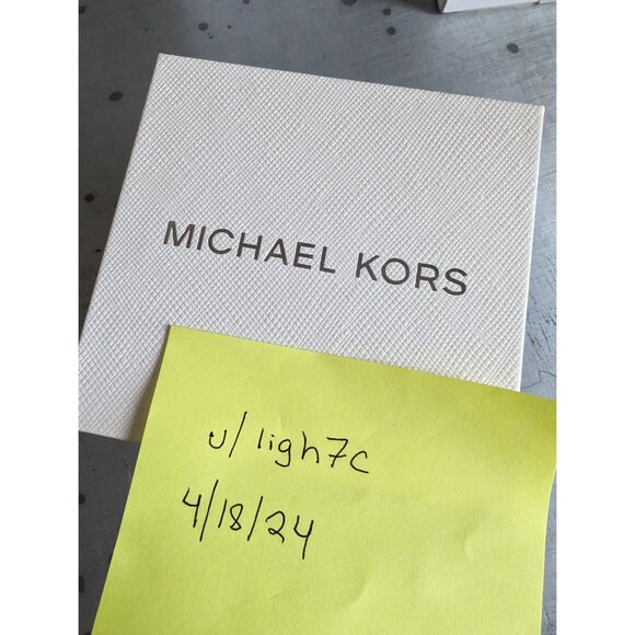 Michael Kors Lennox Rose Gold-Tone Watch MK7392 including box, Like New - Picture 8 of 8